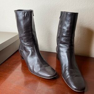 Cole Haan Dark Brown Heeled Boots